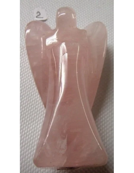 Ange en quartz rose 9cm