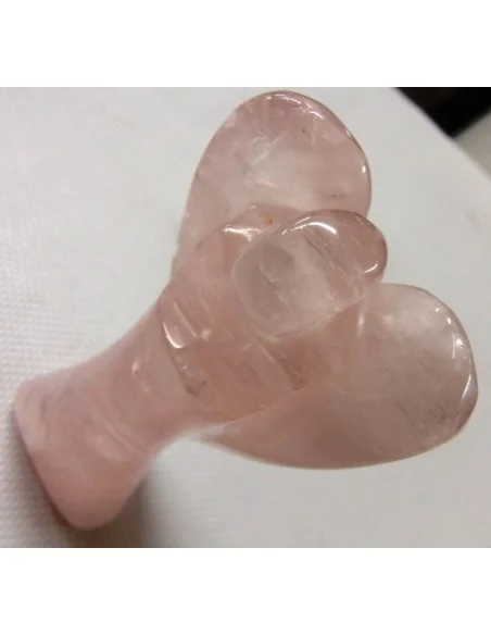 Ange en quartz rose 9cm