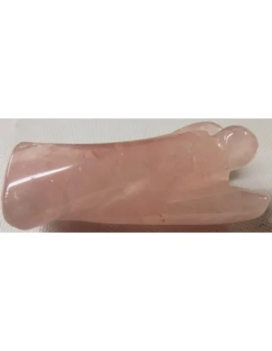 Ange en quartz rose 9cm