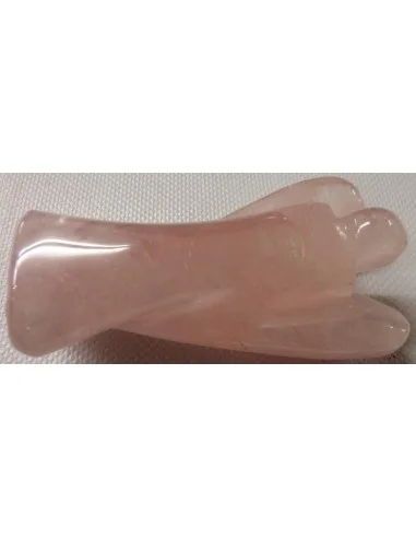 Ange en quartz rose 9cm