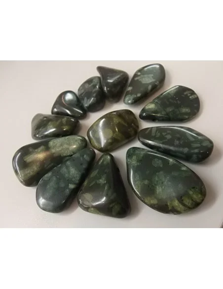 Porphyrite imperiale verte pendentif Porphyrite imperiale verte pendentif