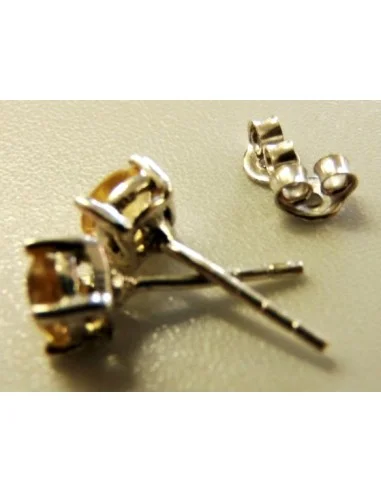 Boucles doreilles en tourmaline jaune