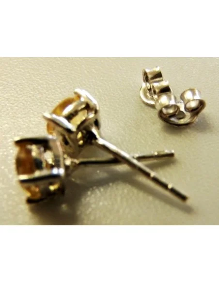 Boucles doreilles en tourmaline jaune