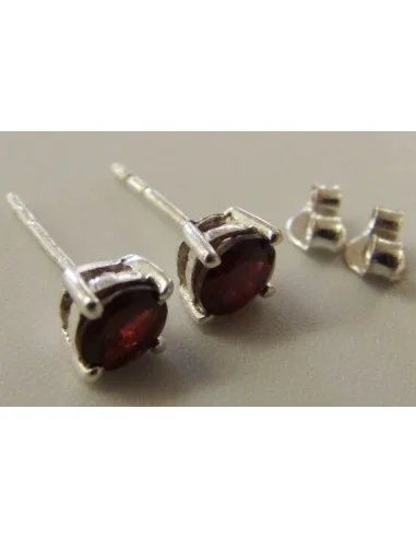 Boucles doreilles en rubelite