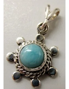 Larimar monté en argent 2