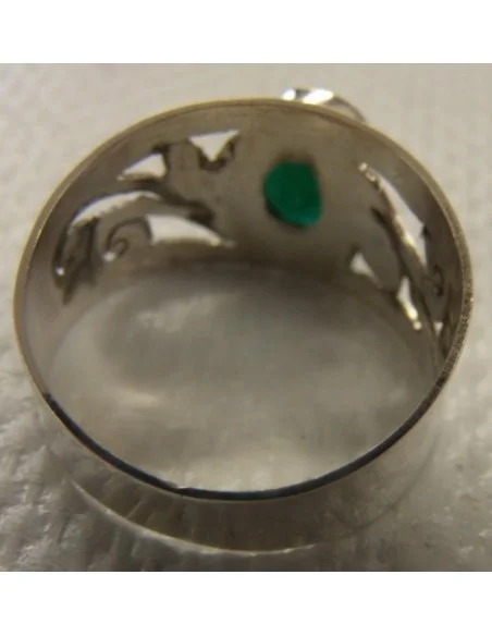 Emeraude, Béryl vert bague