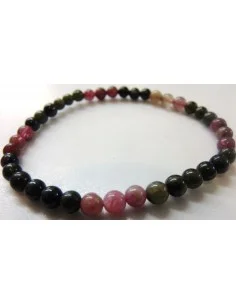 Bracelet tourmalines 5mm 2