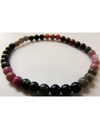 Bracelet tourmalines 5mm