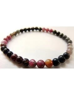 Bracelet tourmalines 5mm