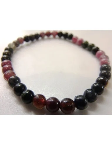 Bracelet tourmalines 5mm