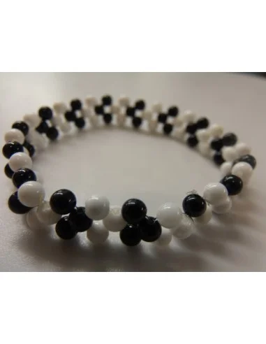 Tourmaline noire magnésite bracelet