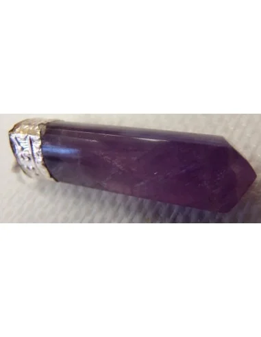 Pendentif améthyste pointe