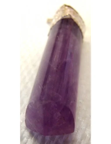 Pendentif améthyste pointe