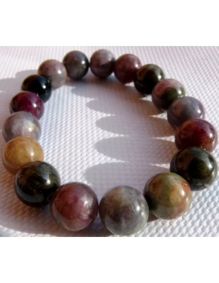 Tourmaline bracelet 12mm. 