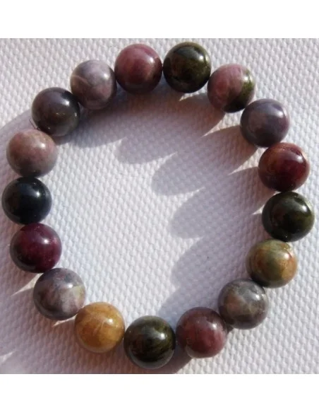 Tourmaline bracelet 12mm. 
