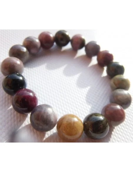 Tourmaline bracelet 12mm. 