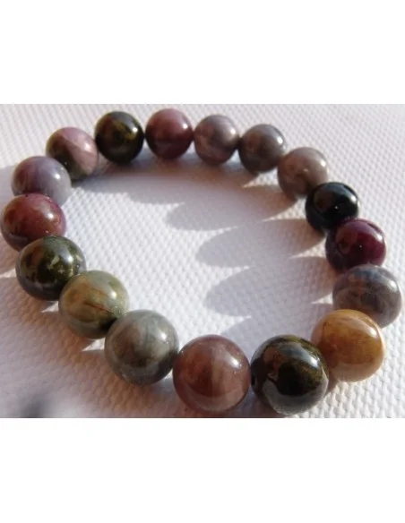 Tourmaline bracelet 12mm. 