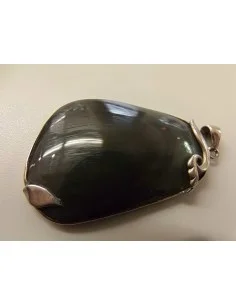 Obsidienne Arc-en-ciel argent