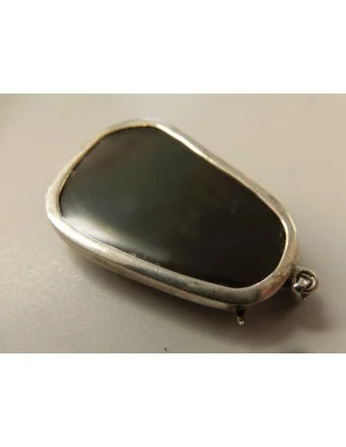 Obsidienne Arc-en-ciel argent