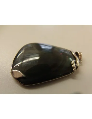 Obsidienne Arc-en-ciel argent