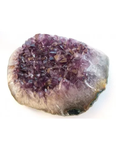 Géode d'amethyste en forme de plateau