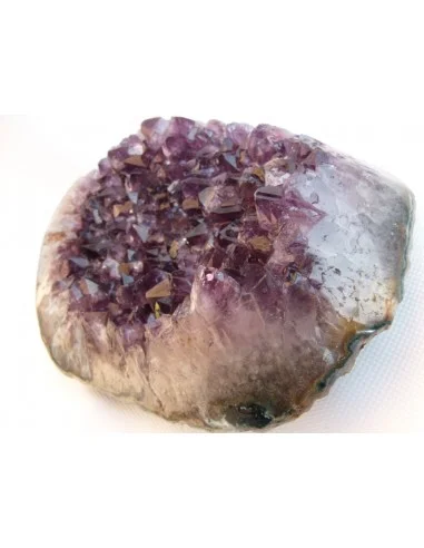 Géode d'amethyste en forme de plateau