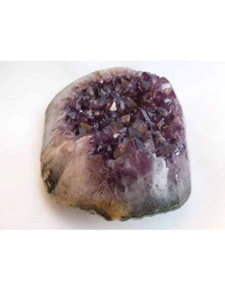Géode d'amethyste en forme de plateau