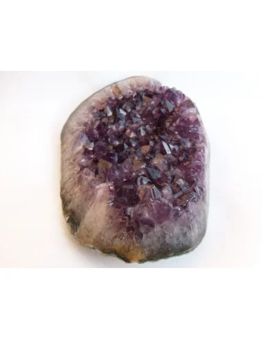 Géode d'amethyste en forme de plateau