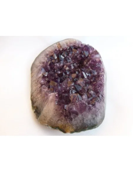 Géode d'amethyste en forme de plateau