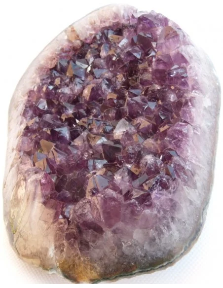 Géode d'amethyste en forme de plateau