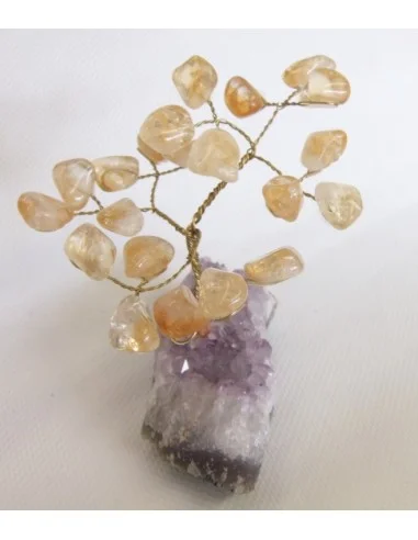 Bonzai en  citrne et amethyste