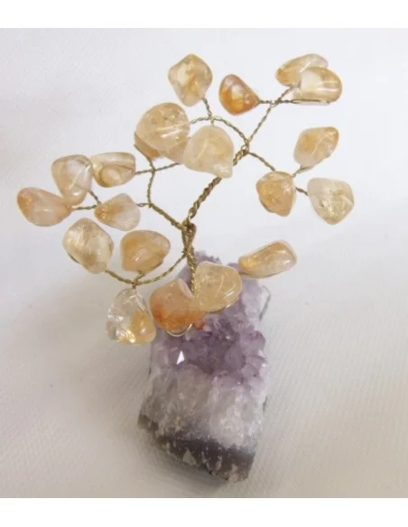 Bonzai en  citrne et amethyste