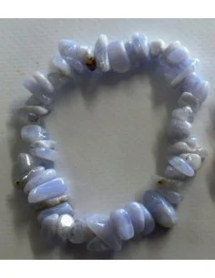 Bracelet calcedoine bleue baroque 2
