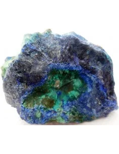 Azurite-malachite, varicite minéral