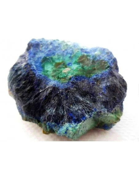 Azurite-malachite, varicite minéral 