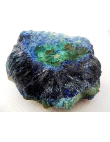 Azurite-malachite, varicite minéral 