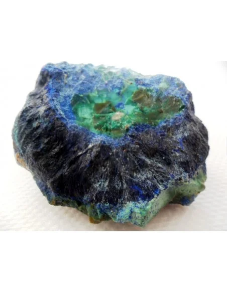 Azurite-malachite, varicite minéral 