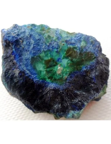 Azurite-malachite, varicite minéral 