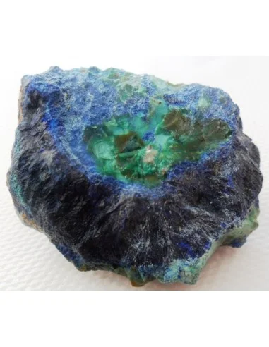 Azurite-malachite, varicite minéral 