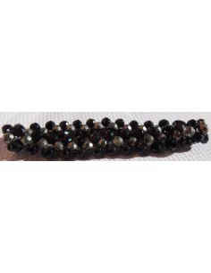 Tourmaline norie et pyrite bracelet 4mm 2