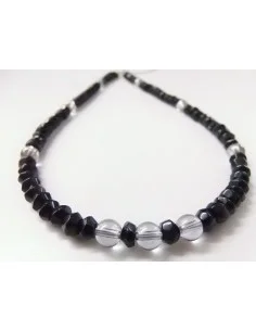 Spinelle, aqua aura collier