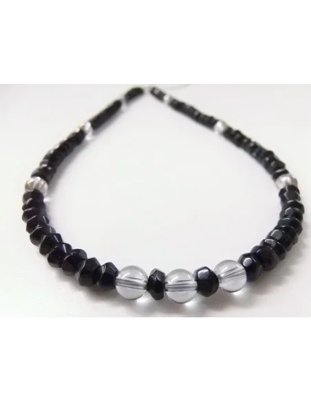 Spinelle, aqua aura collier