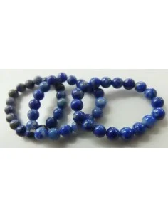 Anneaux en pierres 4mm ajustables lapis lazuli