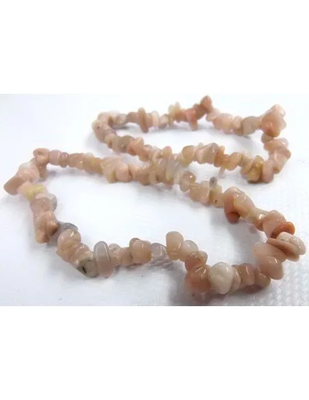 Bracelet Pierre de lune rosee nacré