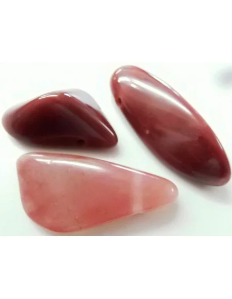 Calcedoine rouge pendentif