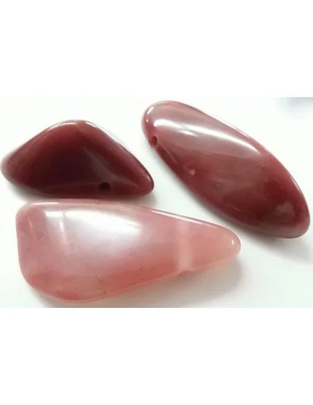 Calcedoine rouge pendentif