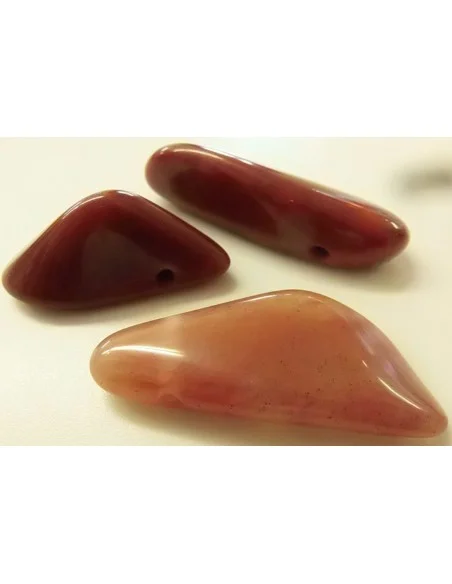 Calcedoine rouge pendentif