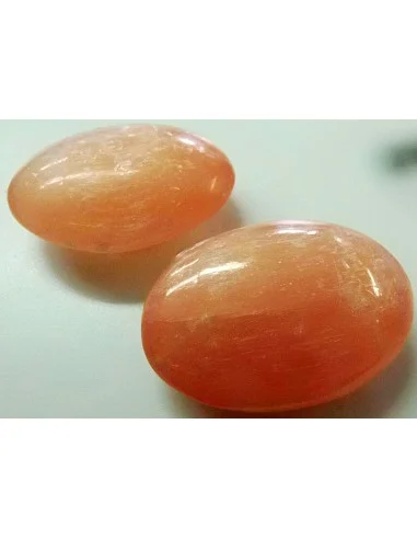 Selenite galet polis pierre plate