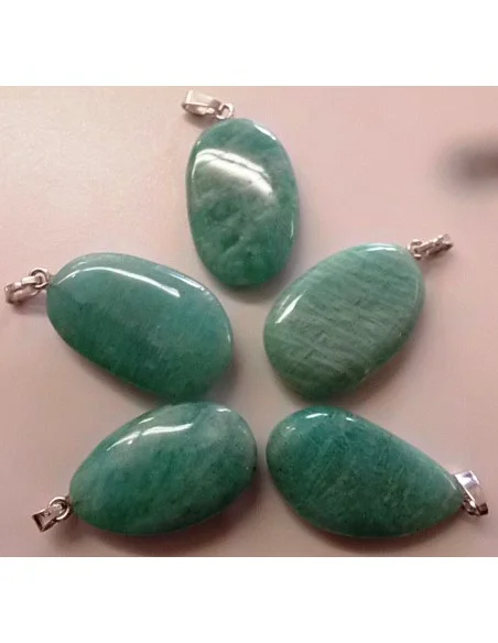 Pendentif amazoniteargent