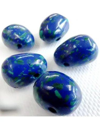 Azurite malachite pendentif